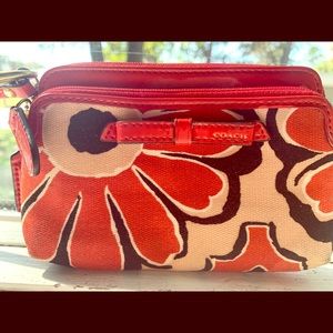 Floral coach wallet